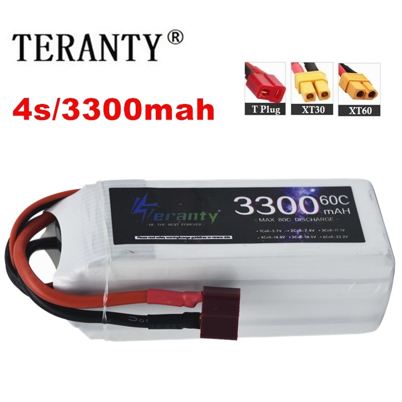 Drone Battery Lipo - LiPo Rechargeable Battery 4S 3300mAh 60C