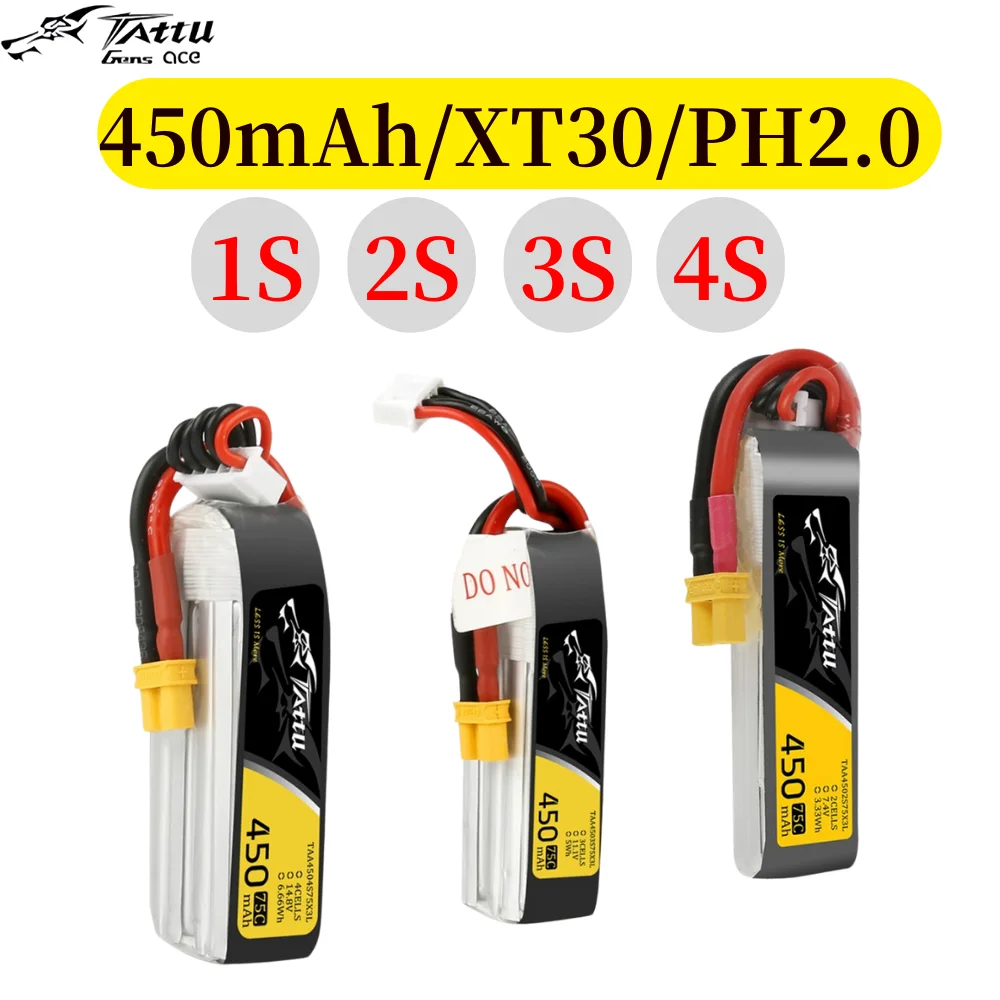 Drone Battery 3S - Ace Tattu Lipo Battery 7.4V 7.6V
