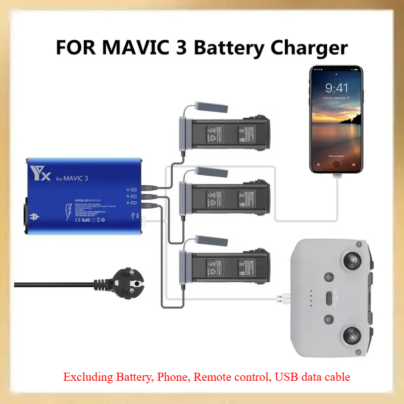 Battery Charger Hub 5in1 Charg - Drone Battery Smart incelemesi ve fiyatı