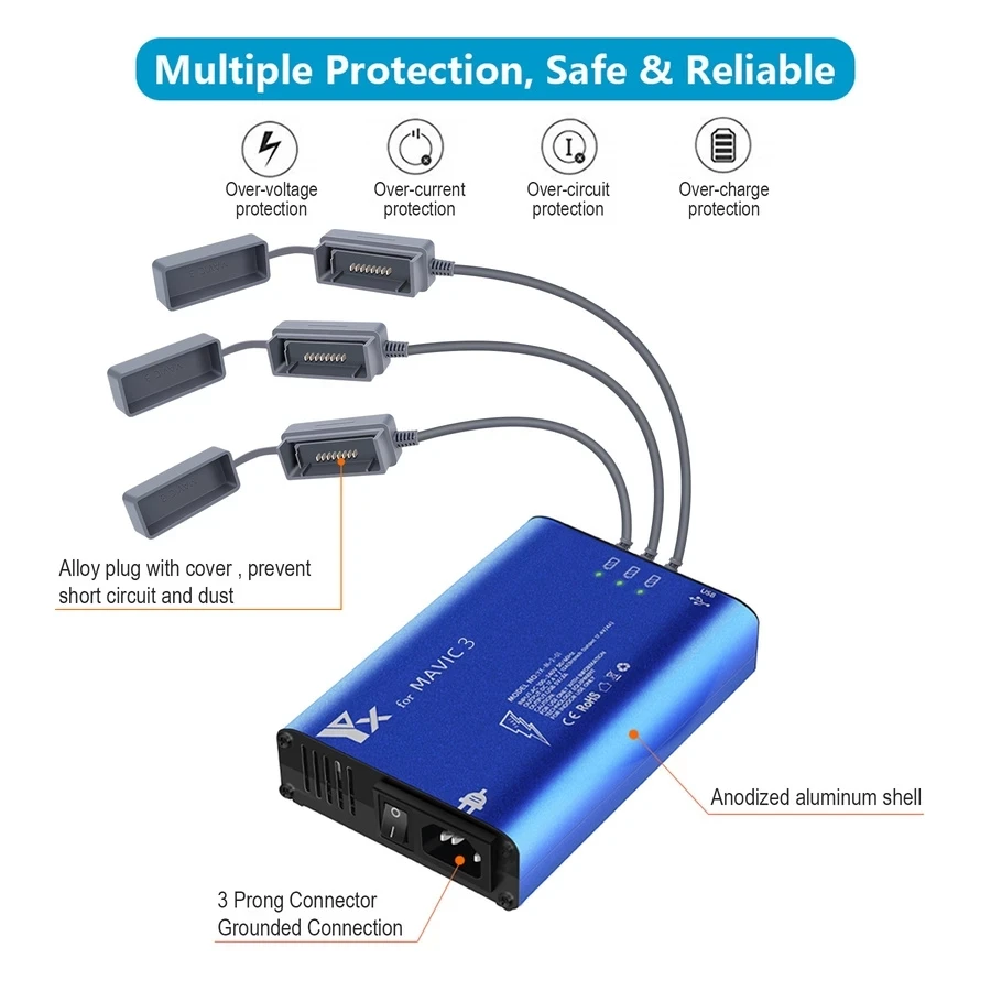 Battery Charger Hub 5in1 Charg - Drone Battery Smart incelemesi ve fiyatı