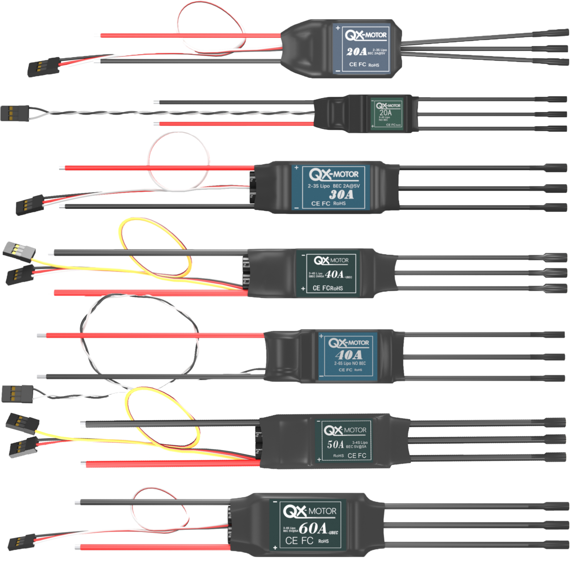 QX-MOTOR Brushless ESC series  - Drone Battery Plate incelemesi ve fiyatı