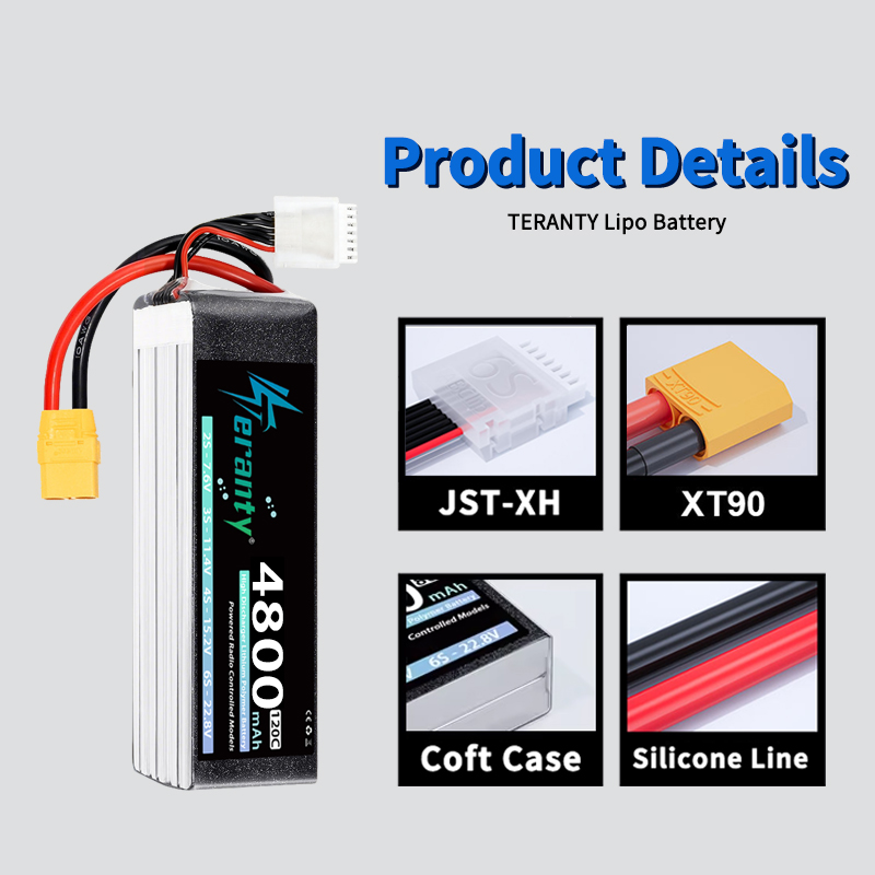 TERANTY 6S 4800mAh Lipo Batter - Drone Battery 6S incelemesi ve fiyatı