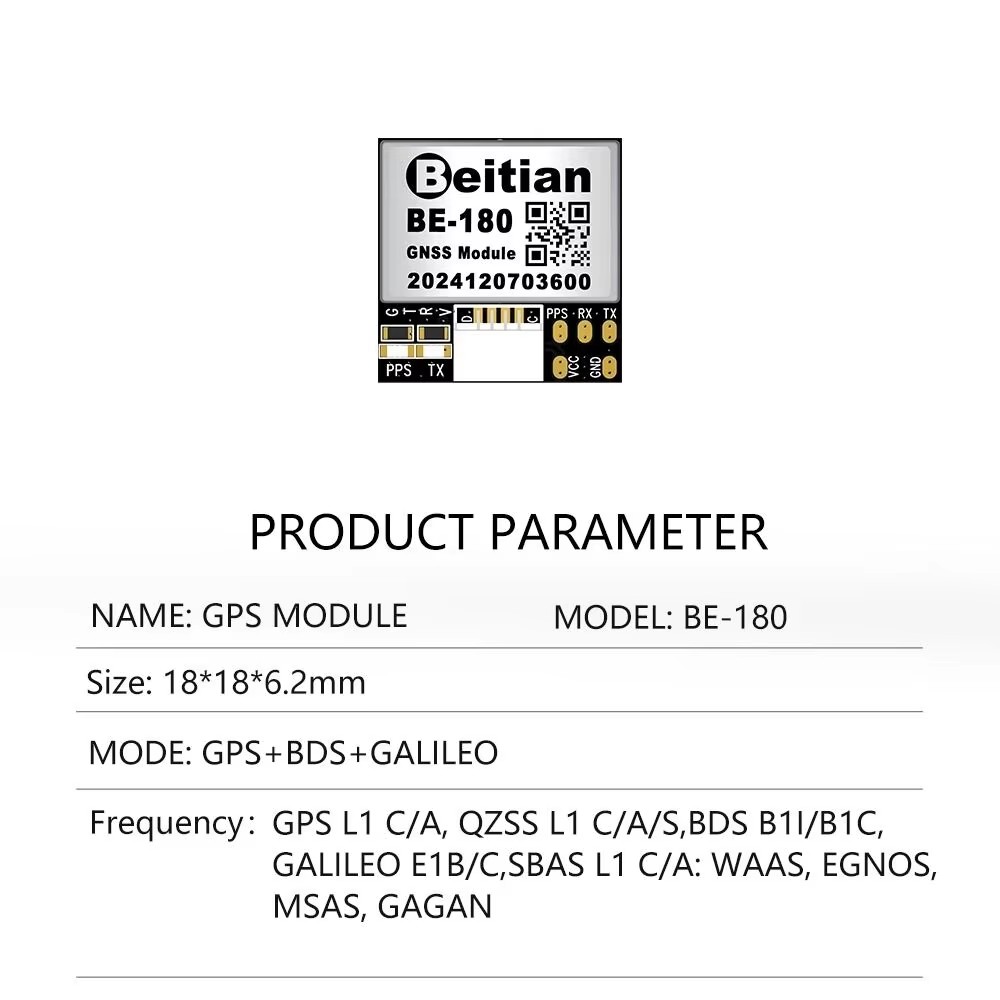 Beitian GPS Module BE-180 BE-2 - Drone Battery Plate incelemesi ve fiyatı