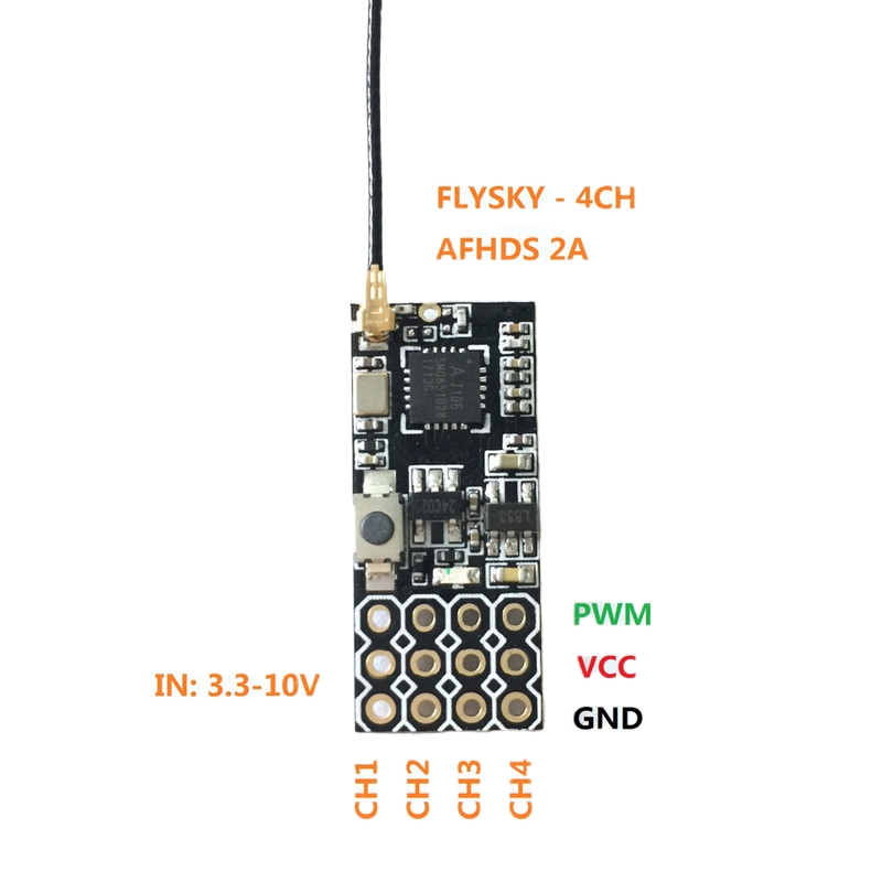 Flysky FS2A Mini Receiver 4CH  - Drone Battery Lipo incelemesi ve fiyatı