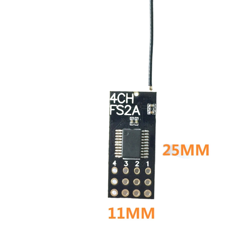 Flysky FS2A Mini Receiver 4CH  - Drone Battery Lipo incelemesi ve fiyatı
